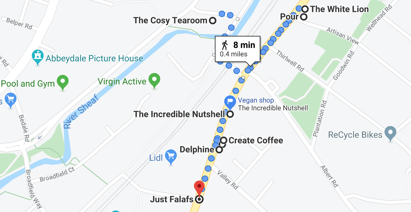 Vegan-friendly places nearby Vegan-friendly places nearby